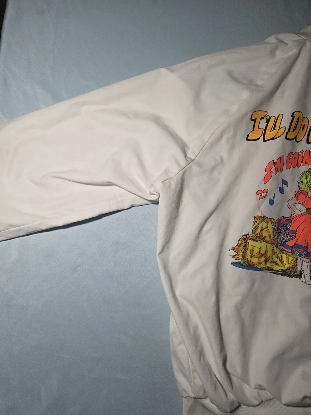 Vintage WestArk USA Coach Jacket M White Graphic